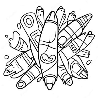 Kolorowanka Dla Dzieci Z Kredkami 7080-5659