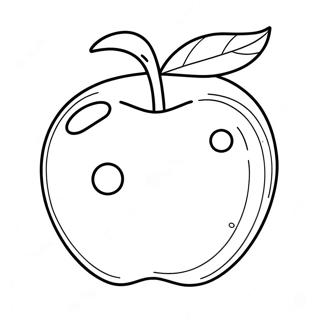 Kırmızı Elma Boyama Sayfası 70904-56128