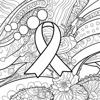 Buntes Arfid Bewusstseinsband-Ausmalbild 71295-56442