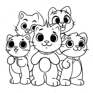 Talking Tom Og Venner Eventyr Fargeleggingsark 7181-5727