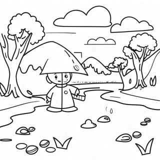 Kolorowanka Scena Powodzi 72164-57132