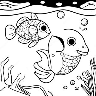 Pearl Underwater Scene Coloring Page 72424-57344