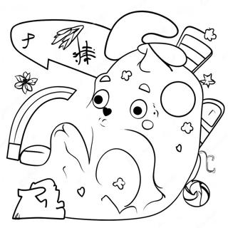 Feriefarveregning Farvelægningsside 72984-57791