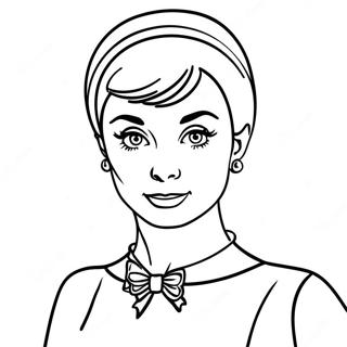 صفحة تلوين أودري 73424-58136