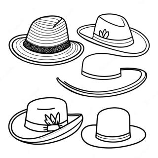 帽子涂色页 7410-5902