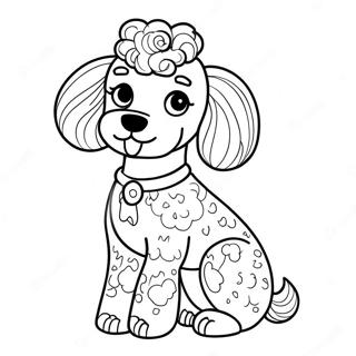 Poedel Kleurplaat 7430-5922