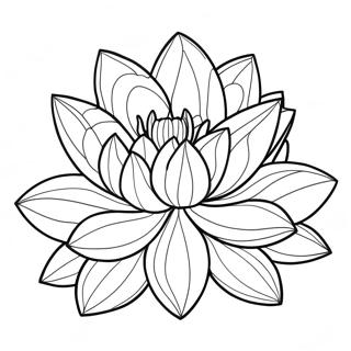 Kaunis Lotus Kukassa Värityssivu 7941-6331