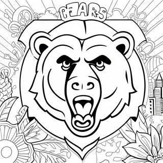 Logo Dei Chicago Bears Pagina Da Colorare 8030-6399