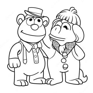 मप्पेट्स रंग भरने वाला पृष्ठ 8210-6535