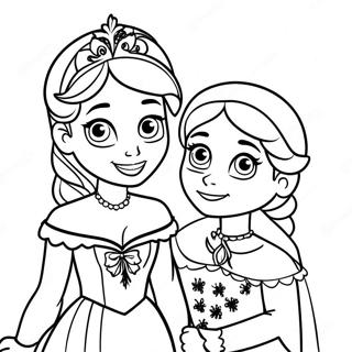 Elsa Og Anna I Festlige Outfits Malebog 8281-6592