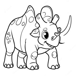 Triceratops Coloring Page 8890-7069