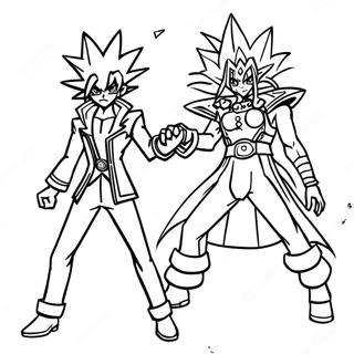 Yugioh Duel Monsters Farvelægningsside 9201-7414