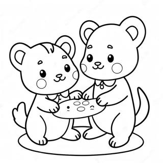 Bedårende Calico Critters Leger Sammen Malebog 9721-7828