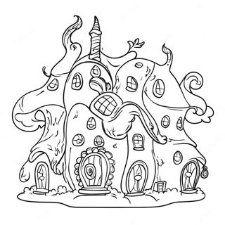 Whoville Huizen Kleurplaat 9770-7861