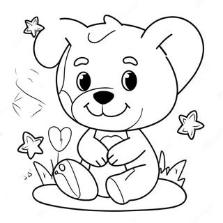 Søtt Vi Savner Deg Melding Fargeleggingsark 9791-7882