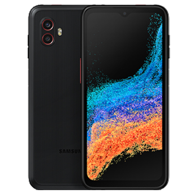 Samsung galaxy-6 rugged smartphone black red-accents dual camera colorful wallpaper