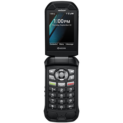 Kyocera rugged flip phone verizon open
