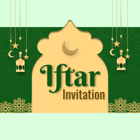 Free Customizable Iftar Invitation Templates Online