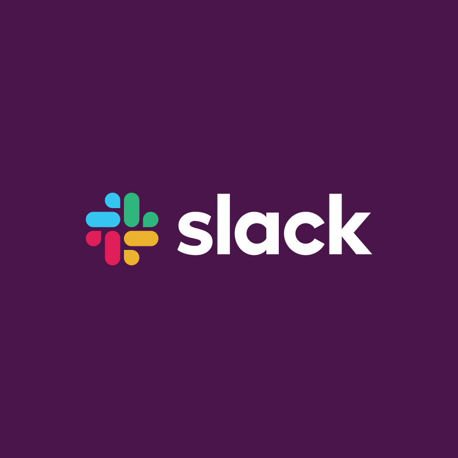 Slack logo against plain background