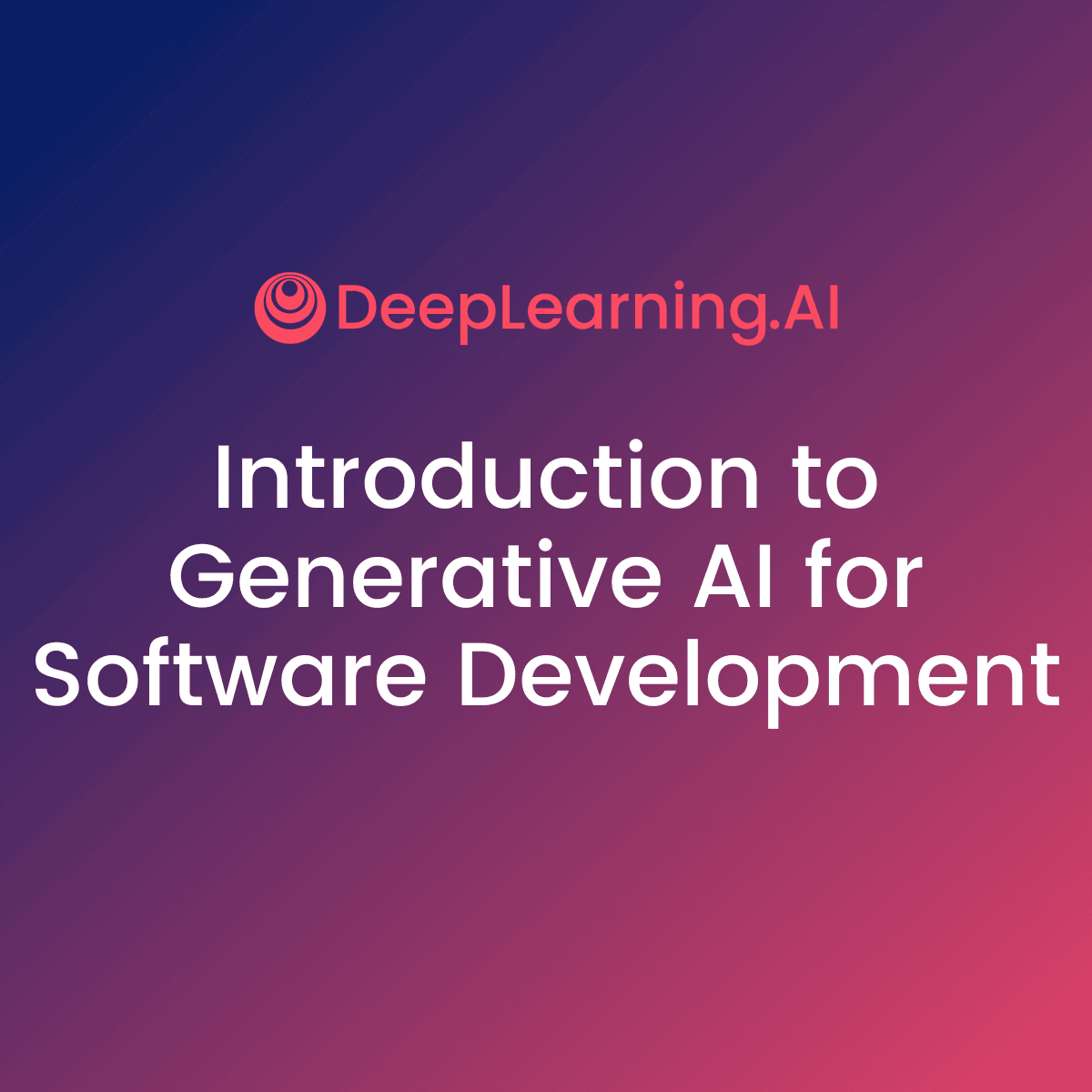 Introduction to Generative AI for Software Development