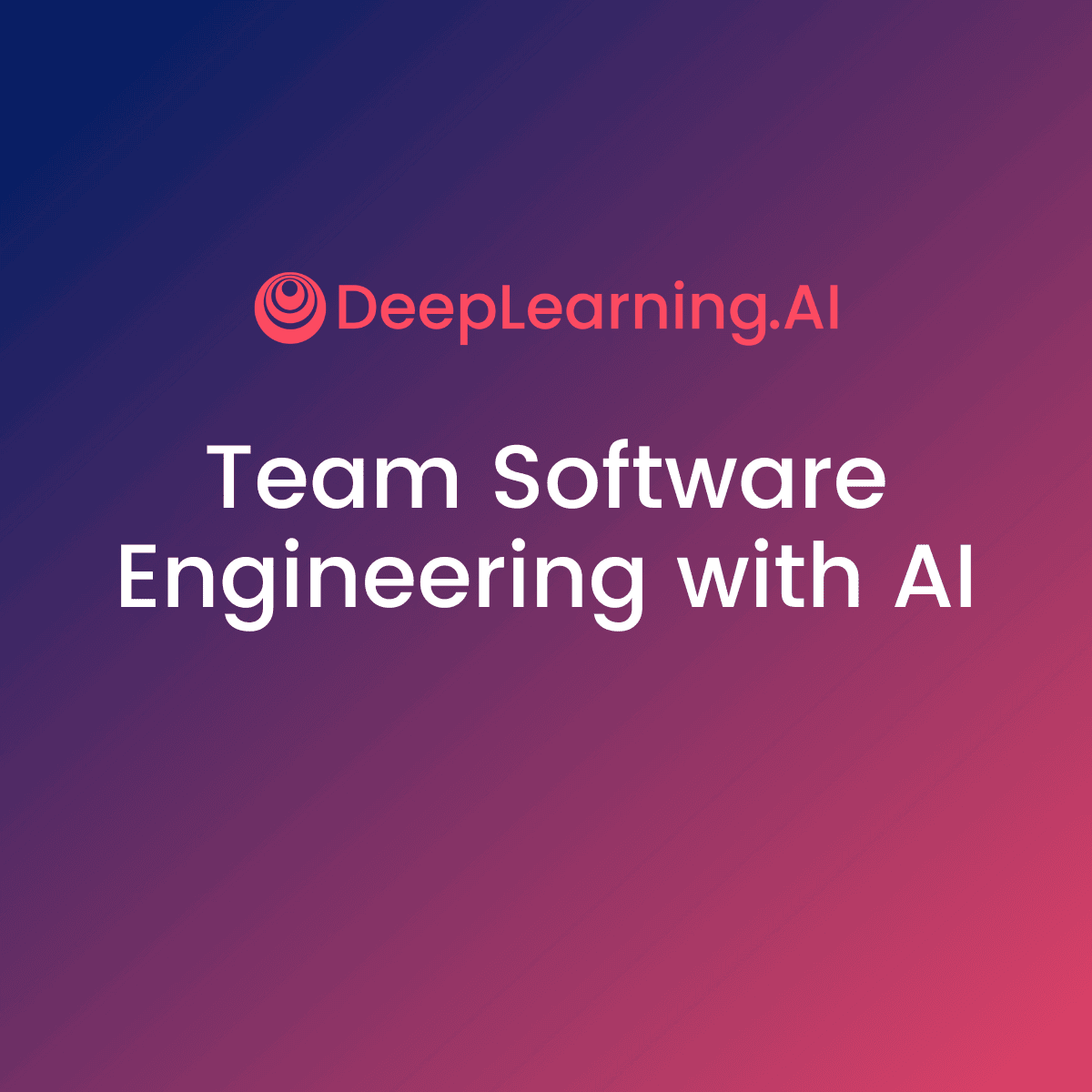Team Software Engineering with AI