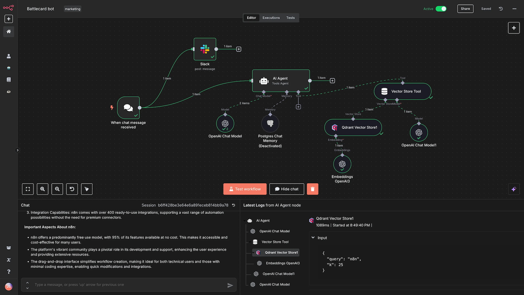 n8n automation product example