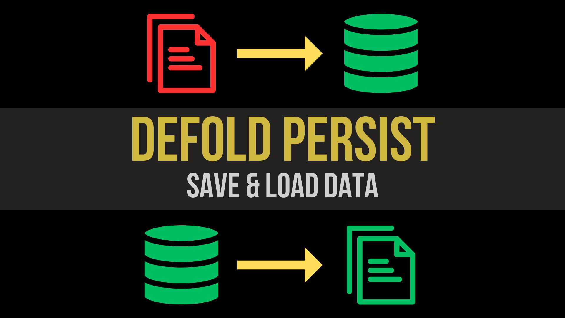 Defold Persist preview image