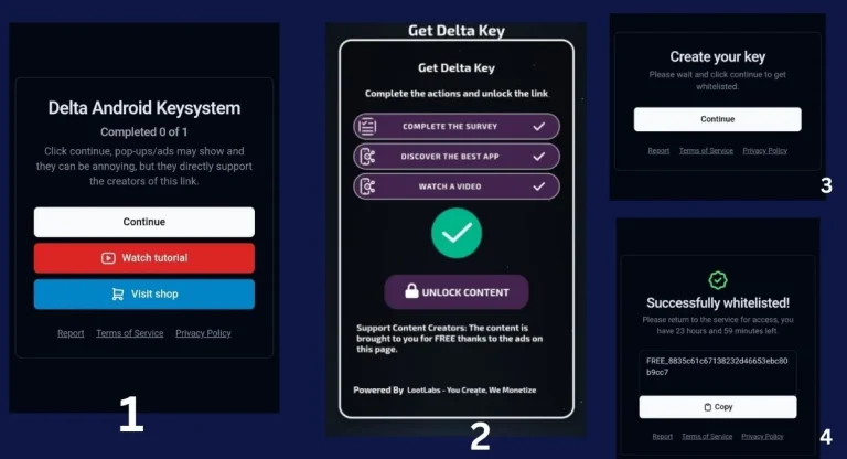 Pasos para obtener la clave delta