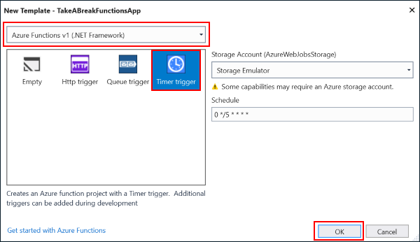 New Timer Trigger