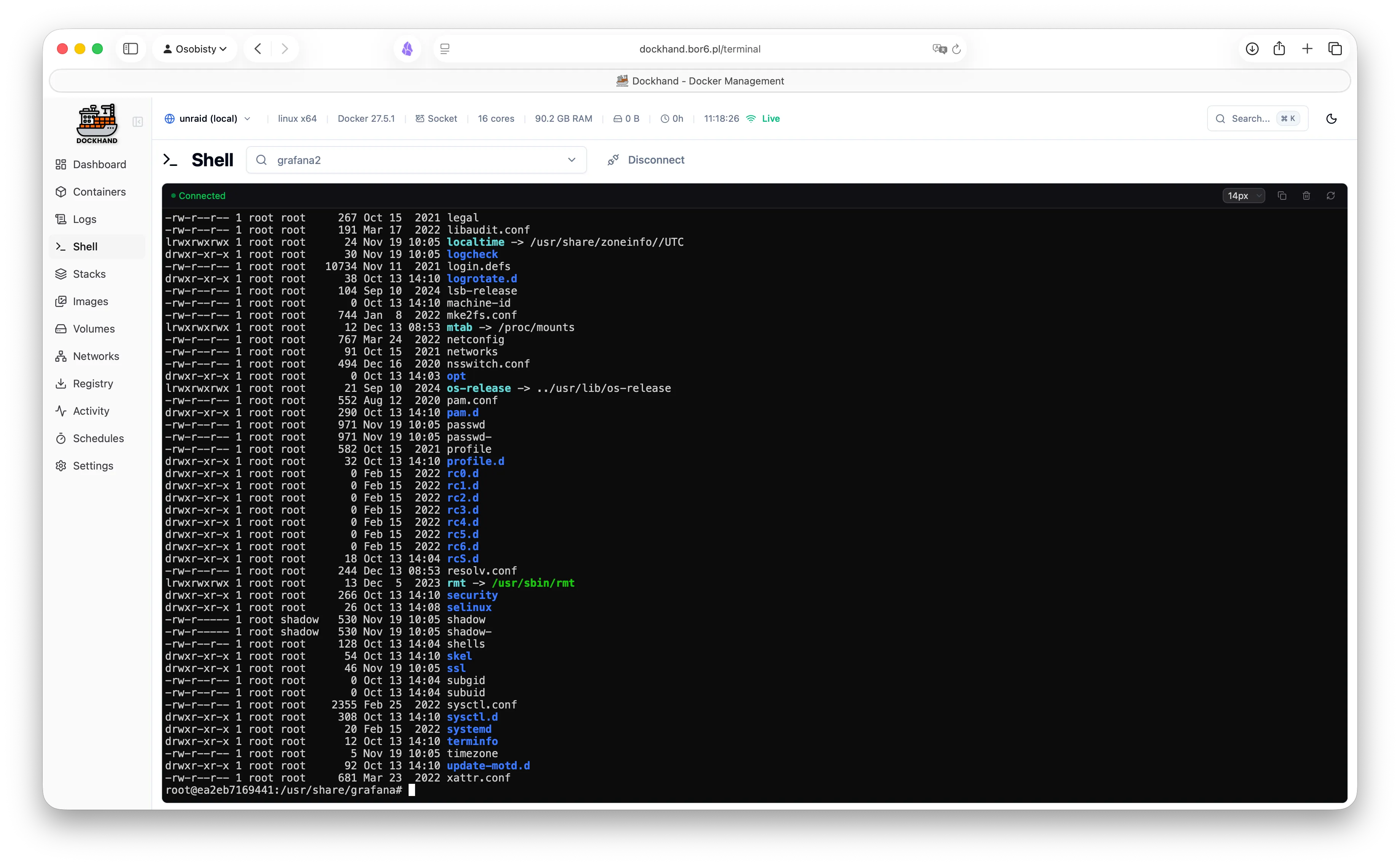 Interactive terminal