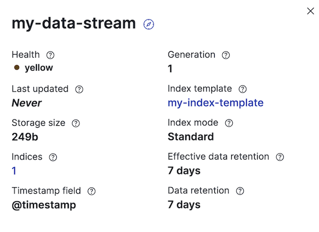 Index lifecycle status page Index lifecycle status page