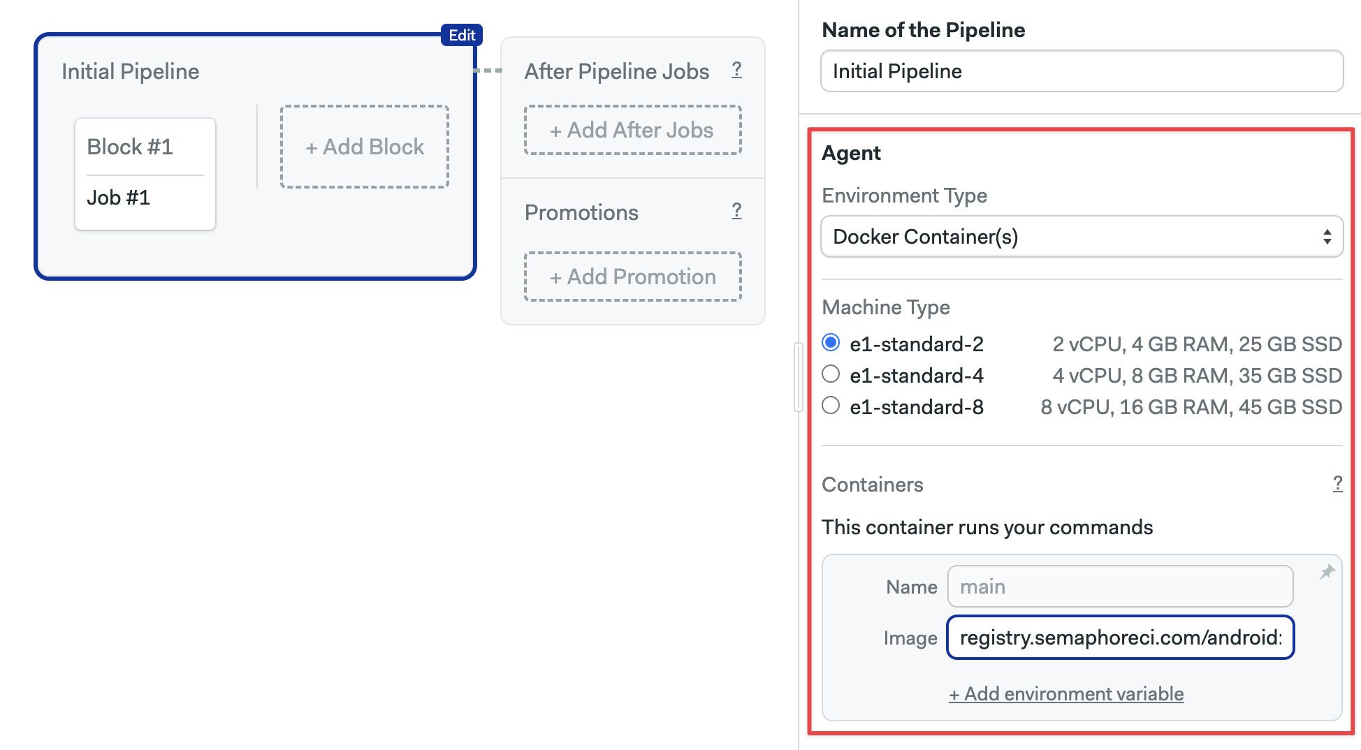Selecting an Android image