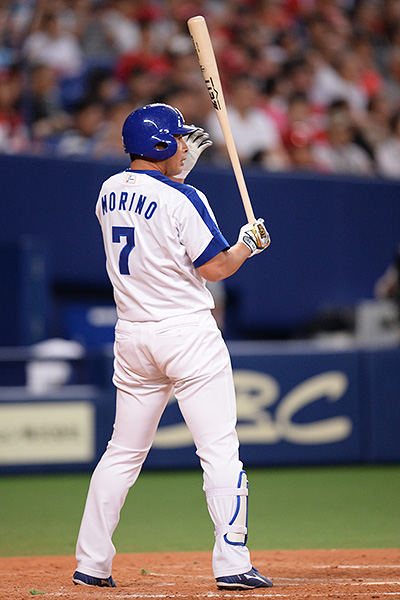 7回裏無死一塁、代打で出場