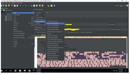 Adding HTTP Header Manager