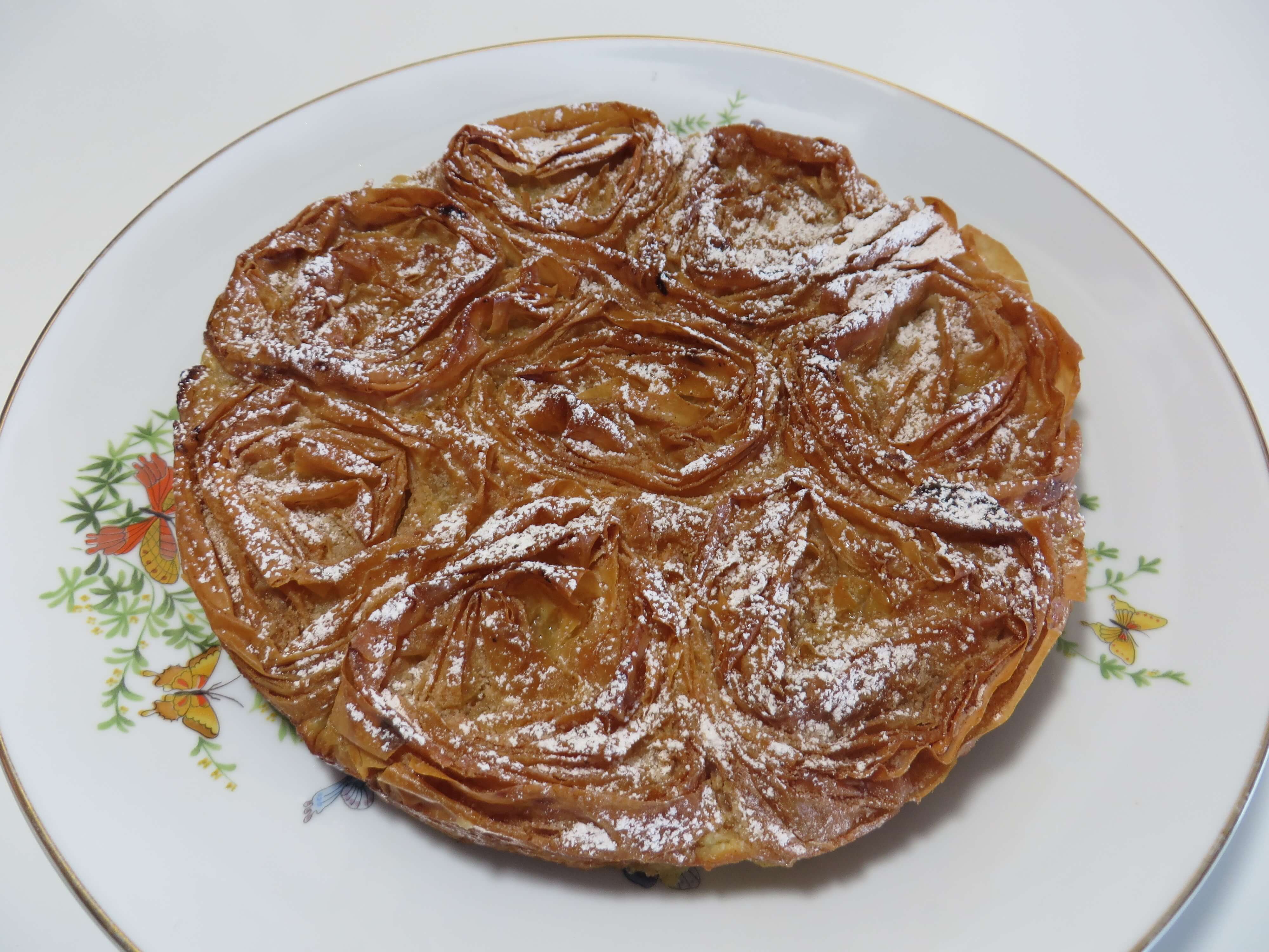 Galatopita • Ruffled Milk Pie | Fae's Twist & Tango (fae-magazine.com)