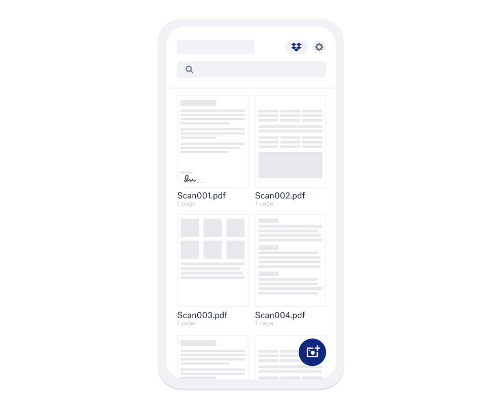 Library of OCR scanned pdfs stored in Dropbox