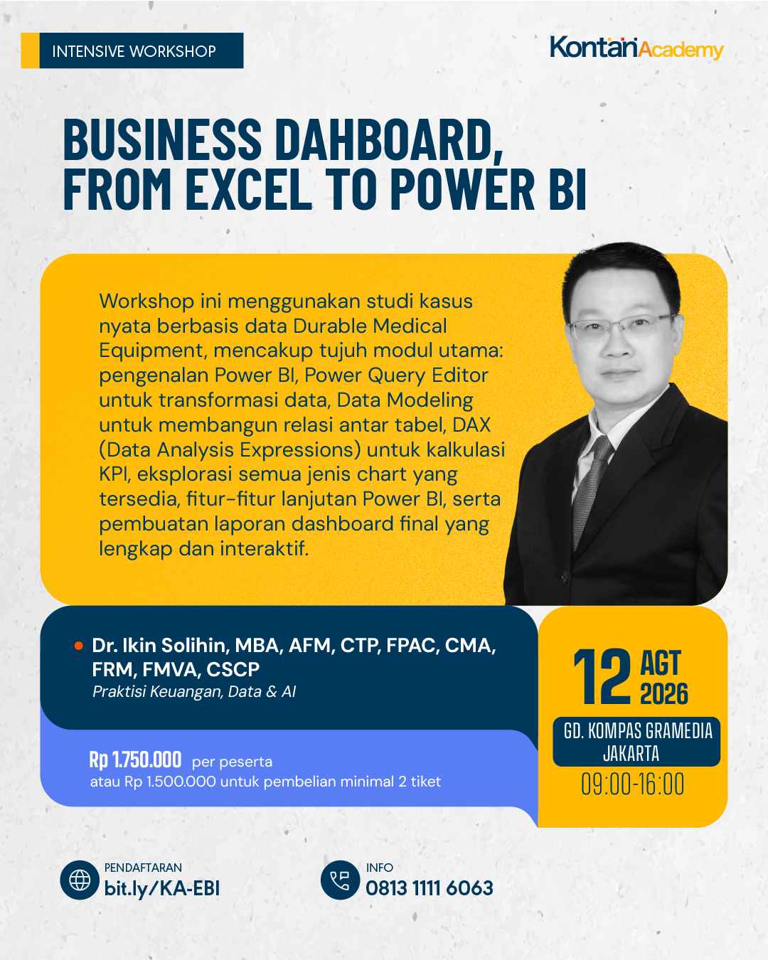 [Intensive Workshop] Business Dashboard, From Excel to Power BI