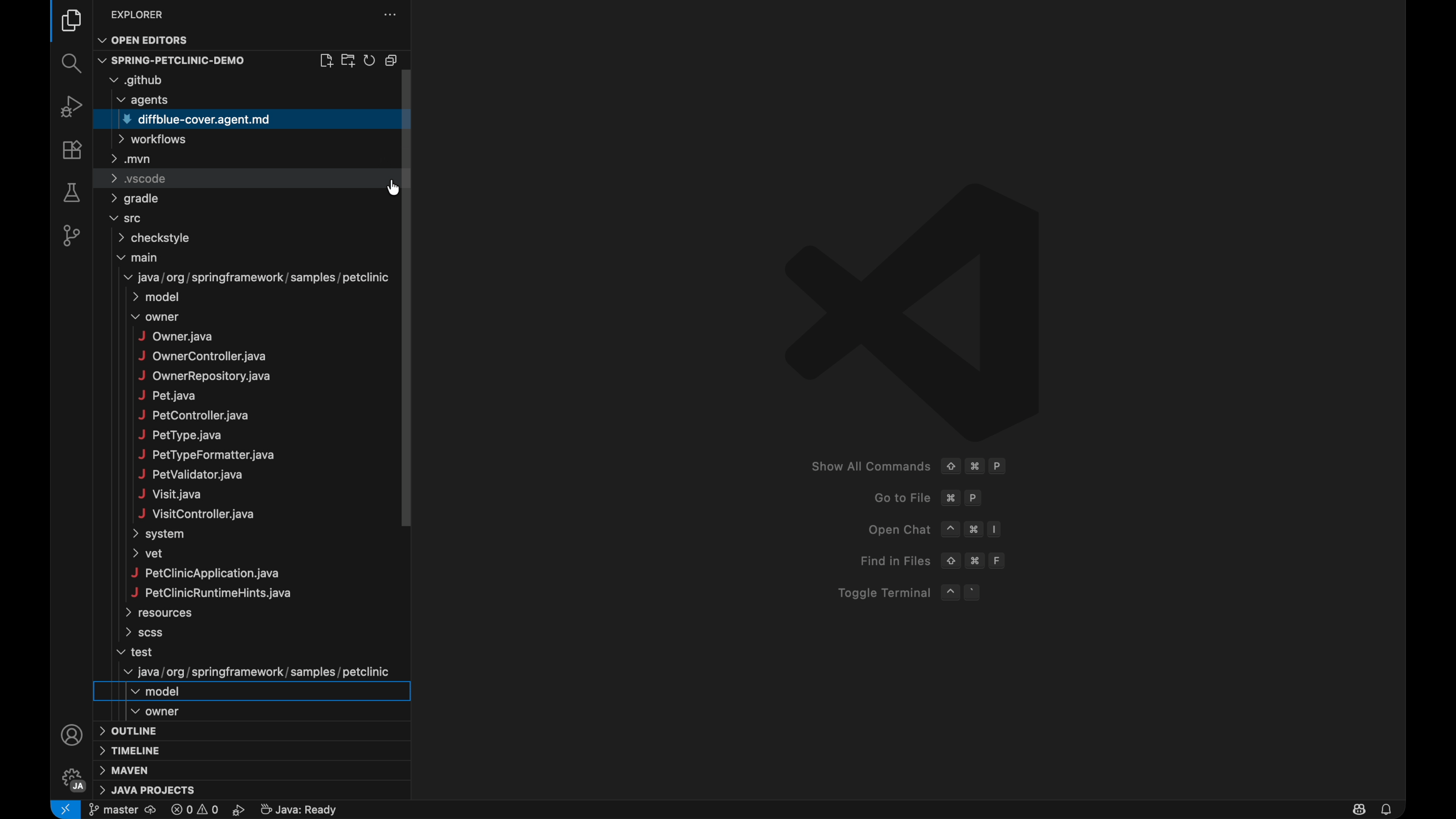 An animated gif showing a demo of custom agents.