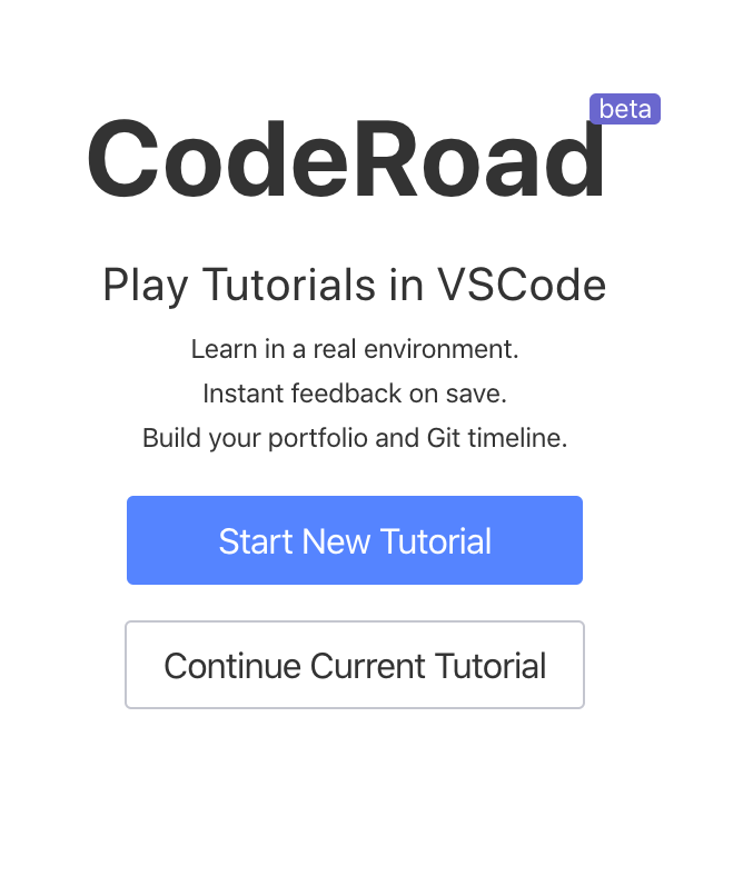 continue tutorial