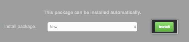 Botón de instalación de hotpatch