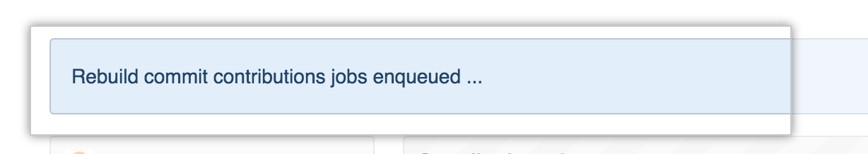 Trabajos de reconstrucción en cola