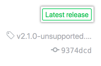 Tag für neuesten Release