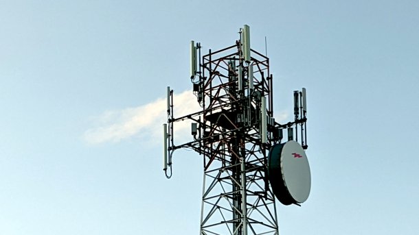 Antennen auf einem Masten