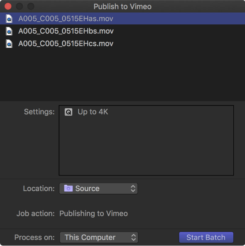「ドロップレット」ウインドウ