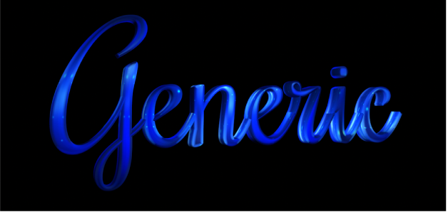 Substance Image personnalisée appliquée à du texte 3D dans le canevas