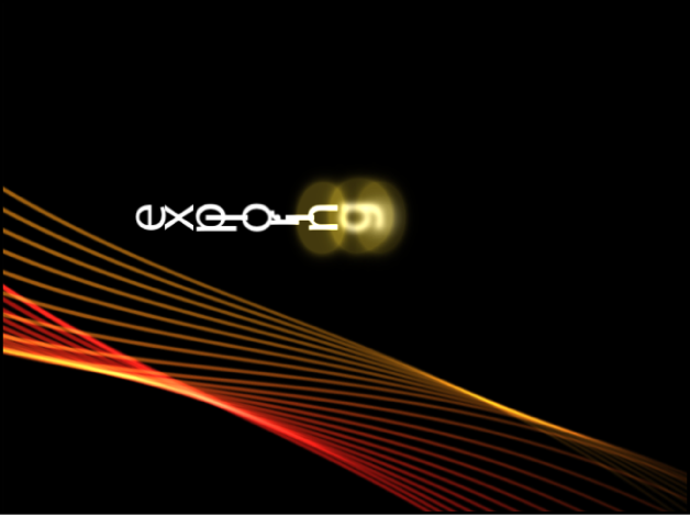 Canevas affichant le texte fixé à 90 degrés tout au long de l’animation