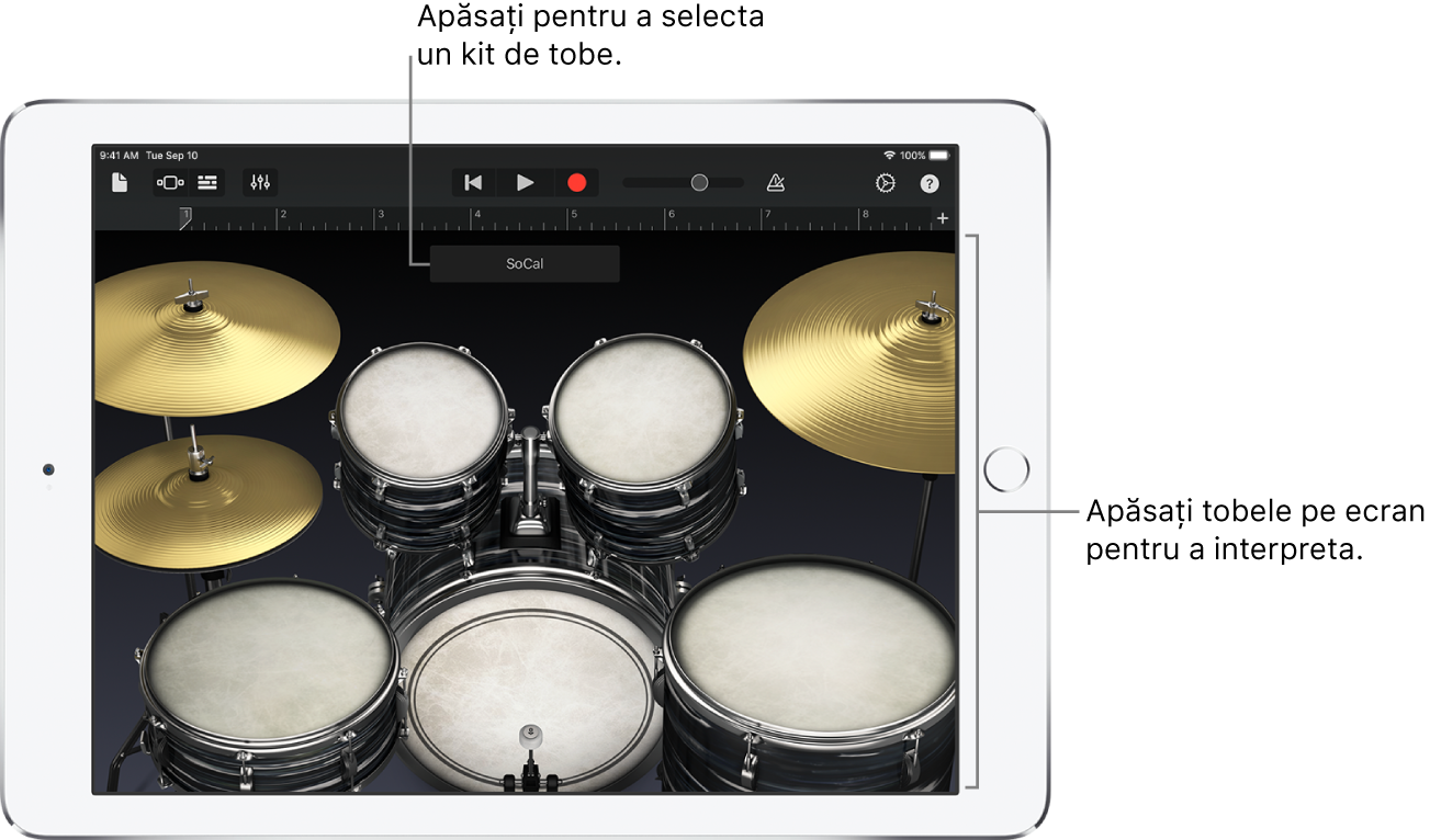 Instrumentul tactil Tobe