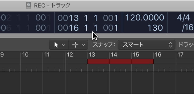 図。LCDのオートパンチロケータフィールド。