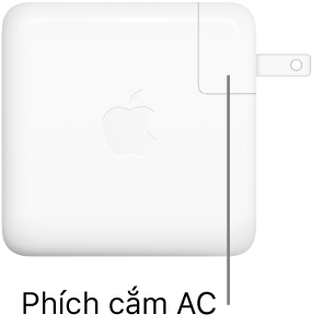 Bộ tiếp hợp nguồn USB-C 61W hoặc 96W.