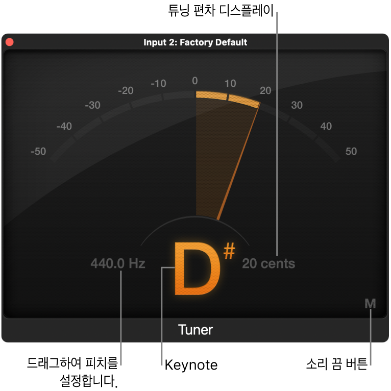 튜너 플러그인.